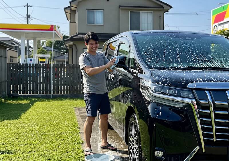 手洗い洗車